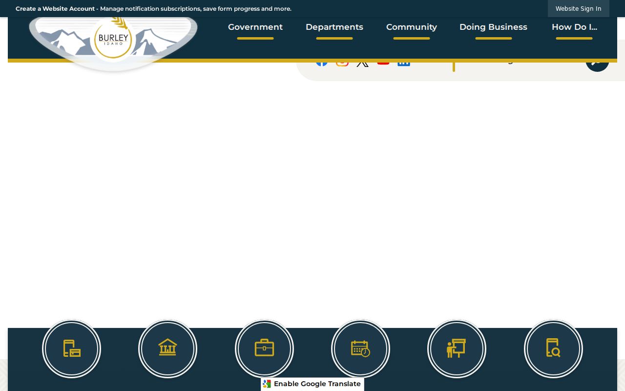 Burley criminal history City of Burley homepage